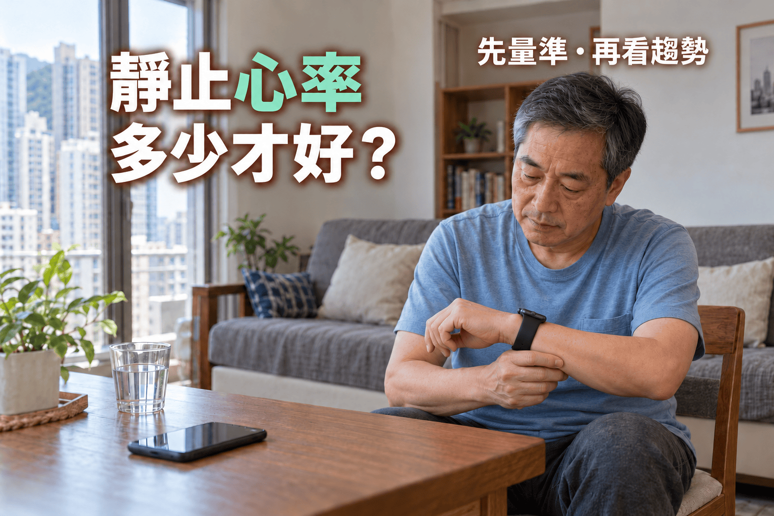 以Apple Watch留意中年靜止心率